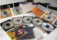 Producción de envases para los CD y DVD